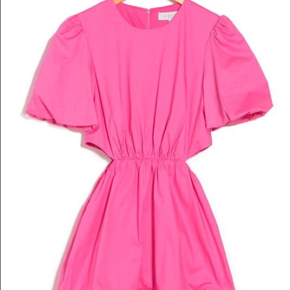 WAYF Short Sleeve Cut Out Short Dress - Picture 3 of 3